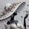 Diamond Painting-5D Full Round Drill Elegant Lady