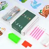 8pcs Bird DIY Mini Round Diamond Painting Set 12x17cm