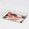 Acrylic Special Shaped Leaf Pattern 5D Diamond Painting Tray Art Craft Decor