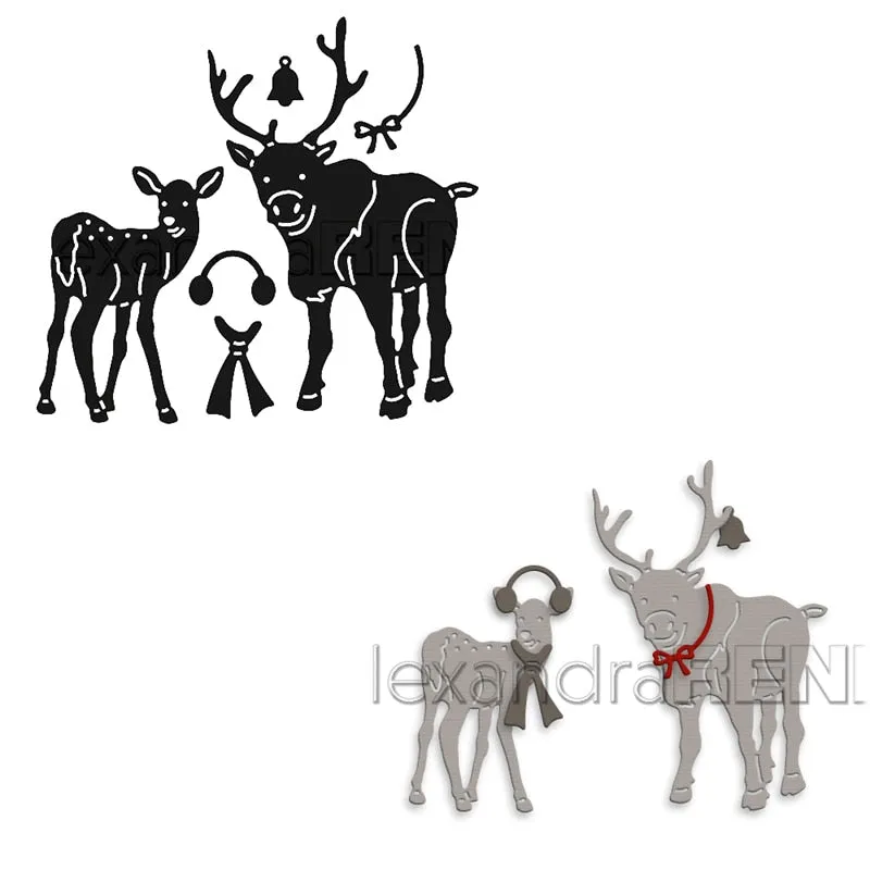 Piggy Craft metal cutting dies cut die mold Christmas decoration Scrapbook paper craft knife mould blade punch stencils dies