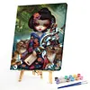 Big Eyes Doll - Paint by Numbers Acrylic Painting 40*50CM