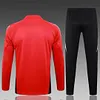 Joyfball 2024/2025 Manchester United Half-Pull Training Suit Red Football Shirt 1:1 Thai Quality