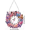 Diamond Painting Acrylic Butterfly Clock for Home Wall Decor