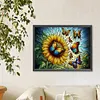 Diamond Painting -DIY Round Drill Stained Glass Sunflower