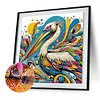 >SALE<5D DIY Partial Special Shaped Drill Diamond Painting Kit Owl Decoration 30x40cm