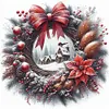 Wreath-14CT Counted Cross Stitch Kit(40x40cm)