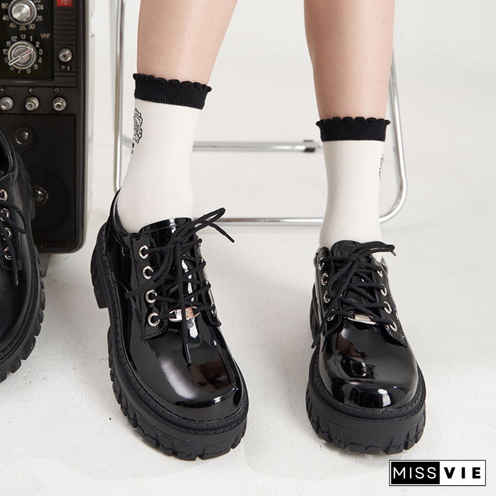 Chunky JK Mary Janes Shoes