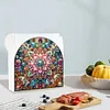 Acrylic Mandala Diamond Painting Paper Towel Napkin Holder for Home Art Crafts