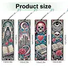 4Pcs Diamond Painting Skull Heart Bookmark for Reading Enthusiasts