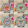5D DIY Crystal Diamond Painting Wooden Handmade Mandala Clock Kits