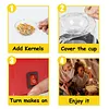 Retro Popcorn Maker Machine Household Hot Air Popcorn Machine 3 Min Make Homemade Healthy Low-Calorie & Fat-Free Crunchy Popcorn Popper