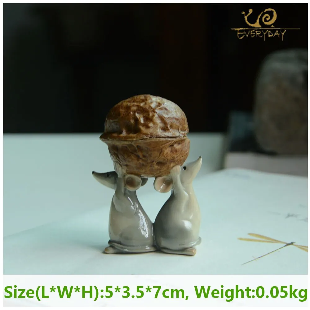 Everyday Collection Resin mouse mice rat cartoon figure fairy garden miniatures Terrarium decoration & Tabletop decoration