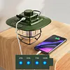 LED Camping Lamp Dimmable Retro Camping Lighting with Hook for Outdoor Equipment