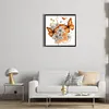 >SALE<5D DIY Partial Special Shaped Drill Diamond Painting Butterfly Decor 30x30cm
