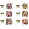 6PCS DIY Greeting Card Special shaped Diamond Painting Christmas Postcards