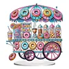 Acrylic Donut Cart - 5D DIY Craft Ornament