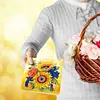 (US Local)12pcs DIY Greeting Card Special shaped Diamond Painting Flower Bird Postcards Kit