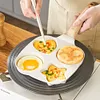 4-Cup Divided Omelet Pans Anti-Scald Medical Stone Frying Pan Thickened Skillet