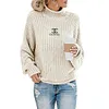 CHANEL&trade; nowy sweter z golfem na jesień-zimę