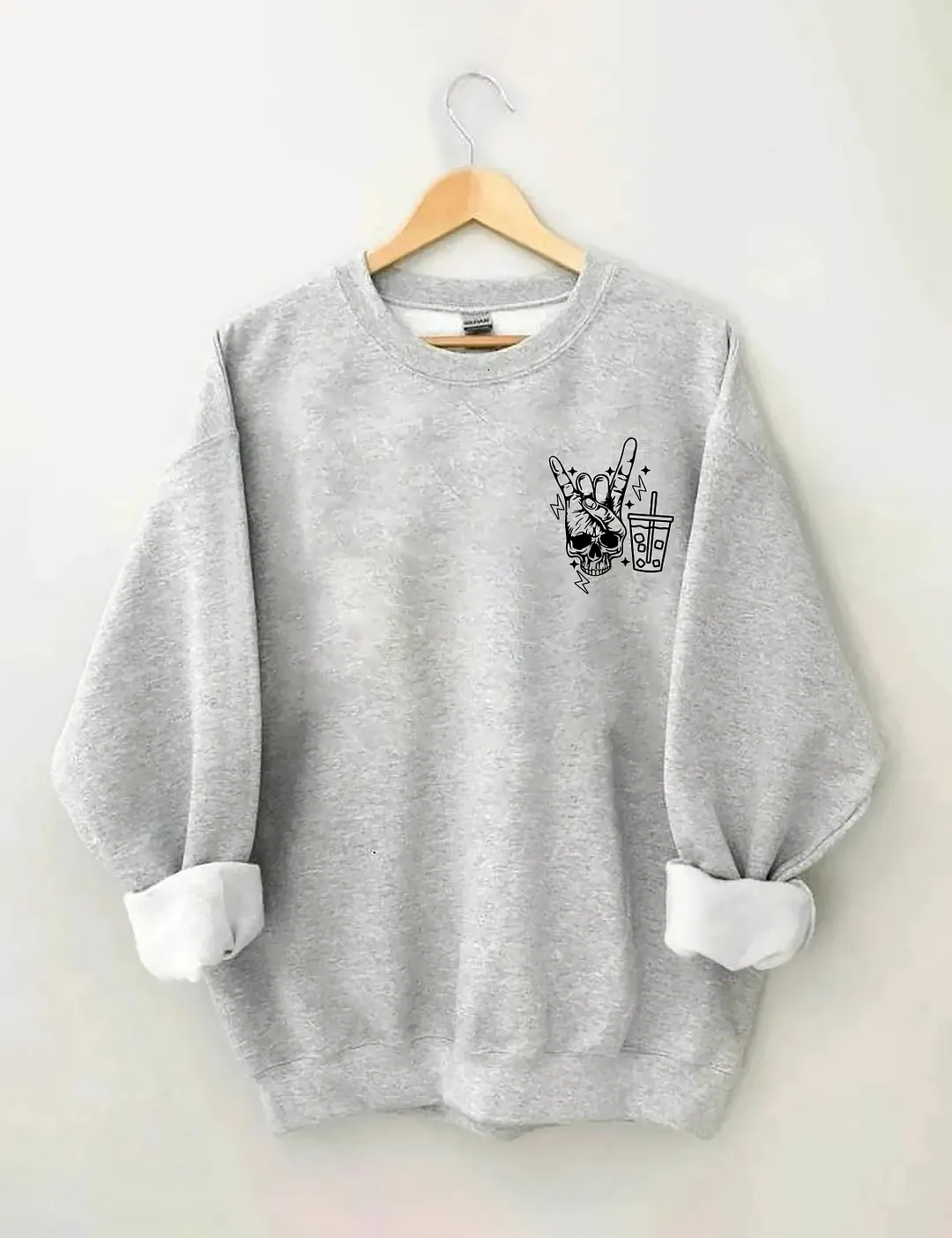 All This Mouth Do Is Talk Back Drink Caffein And Cuss Sweatshirt