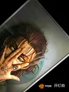 3D Decorative Paint of Light Guide Transformation Eren Yeager with LED - Attack On Titan Decorative Painting - Mystical Art Studios