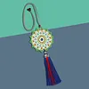 DIY Mandala Diamond Painting Drill Car Ornament Mosaic Bag Decor Pendant Kit