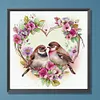 Heart Bird Nest - Paint by Numbers Acrylic Painting 40*40cm
