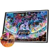 （Big Size）Disney Cartoon-Full Round Diamond Painting 80*50CM