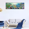 (Big Size)Ocean World - 11CT Counted Cross Stitch - 30*90cm - Animal Natural