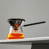 Magnetic Coffee Brewing Pot With Double-layer Stainless Steel Filter, American Side Handle Pot, Coffee Drip Brewer, High Temperature Resistant Glass Bottle, Also Suitable For Camping, Hiking