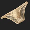 Men's T-Back Thongs Sexy lace Erotic Low Rise G-String Briefs Bulge Pouch Underwear