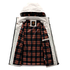 Men's Trench Bomber Outdoor Hooded Jacket