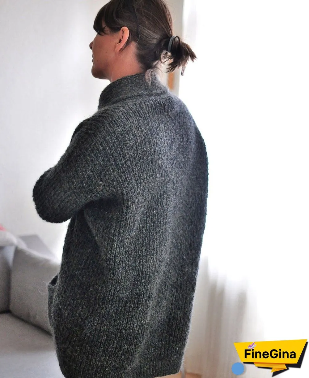 Classy Long Sleeve Plain Cardigan