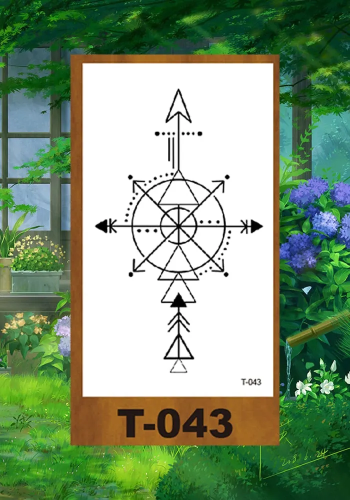 Drop Shipping Small Temporary Tattoo Stickers Solar System Animal Panda Deer Girl Kid Arm Buttock Abdomen Neck Ankles Art Tatoo