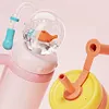 Stainless Steel Whale Fountain Tumbler with Handle Drinking Cup Creative Gift
