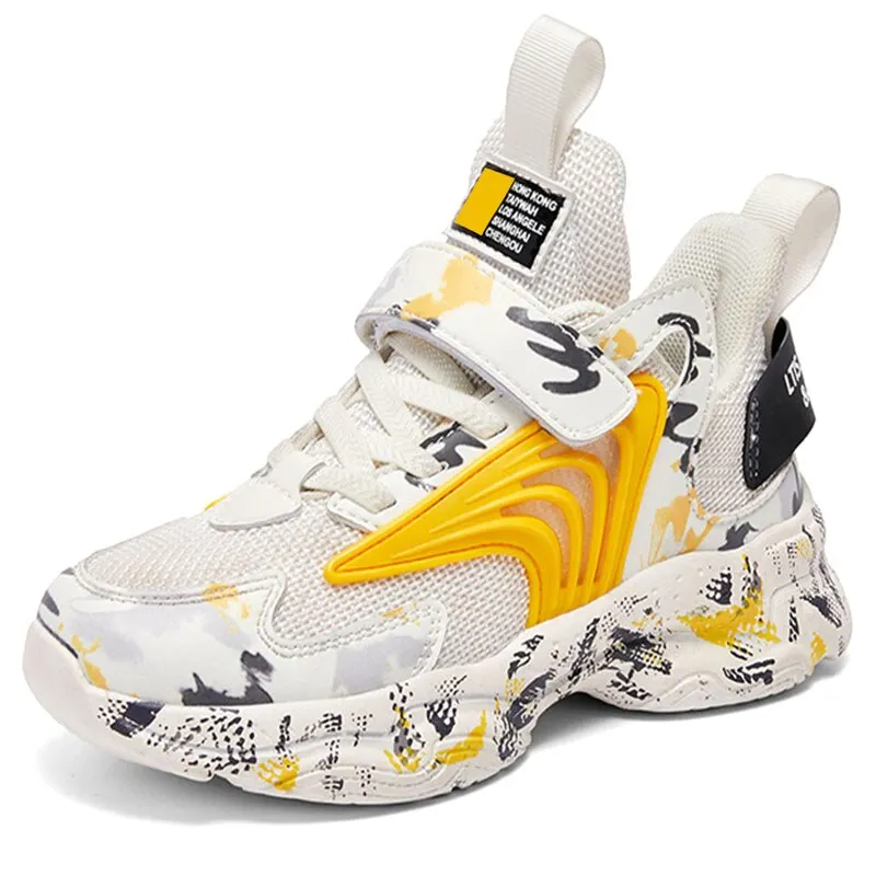 MWY Kids Shoes Baby Boys Girls Children's Casual Sneakers Breathable Soft Anti-Slip Running Sports Shoes Colorful Kids Sneakers