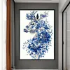 (Multi-Style) Blue And White Porcelain-11CT Stamped Cross Stitch 40*40cm/40*60cm