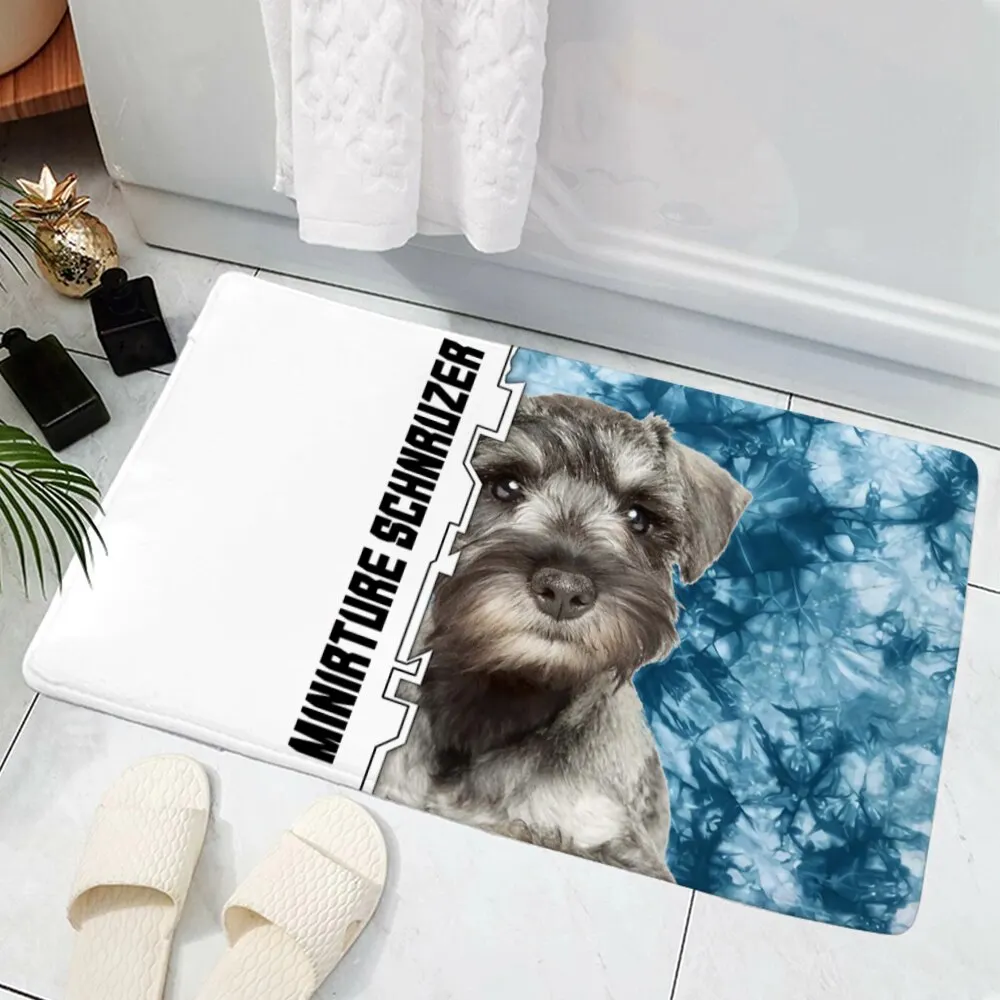Athvotar Remember American Staffordshire Terrier Dogs Doormat Decor Print Carpet Flannel Non-Slip Doormat for Bedroom Porch