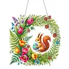 Tulips And Squirrels Double Sided - 5D DIY Pendant