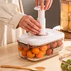 [US Local Warehouse] Vacuum Food Storage Box Large Capacity for Fruits Vegetables (2.1 Manual Pump)