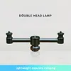 2-Head Aluminum Alloy Gas Tank Connection Lantern Bracket Camping Accessories