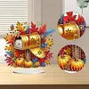 >SALE<2D Flat Print Autumn Mailbox DIY Table Top Diamond Painting Ornament Kits