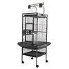 [US Local Warehouse] 60 Inch Large Bird Cage with Play Top and Rolling Stand Metal Parakeet Cage