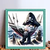 Pirate Goblin-18CT Stamped Cross Stitch 30*30cm/11.81*11.81in