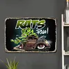Rat fink - Panneaux en &eacute;tain m&eacute;tallique(20*30cm/30*40cm) - Garage