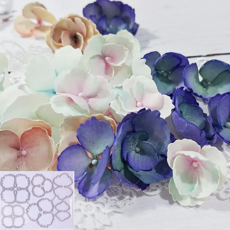 Piggy Craft metal cutting dies cut die mold Various flower series Scrapbook paper craft knife mould blade punch stencils dies