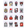 16pcs Demon DIY Mini Round Diamond Painting Set 12x17cm