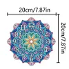 Diamond Painting Mandala Pendant Clock