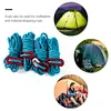 4x 4mm Tent Wind Rope Cord Camping Reflective Lanyard with Buckle (Blue)
