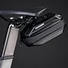 0.8L Bicycle Saddle Bag Reflective MTB Road Bike Seat Bag for Outdoor Cycling